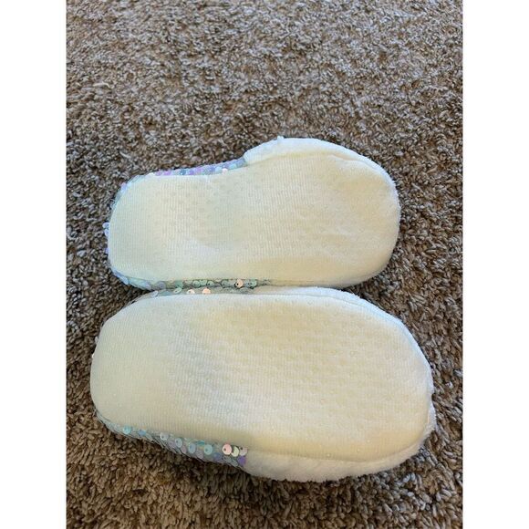 B Tween Girls Unicorn Sequin Slippers Size 12-13 Multicolor - Picture 3 of 5